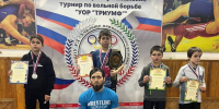 Казбековские борцы стали победителями и призерами Республиканского турнира «УОР ТРИУМФ» - Казбековский район