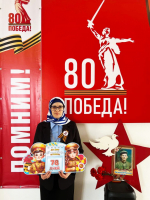 Правнучка ветерана ВОВ Абдулахитова Джамиля участвует в акции «100 дней до Победы»