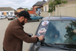 В Казбековском районе прошёл автопробег в честь 80-летия Победы в Великой Отечественной войне