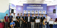 Гаджимурад Мусаев встретился с общественностью с.Гуни и наградил победителей волейбольной лиги - Казбековский район